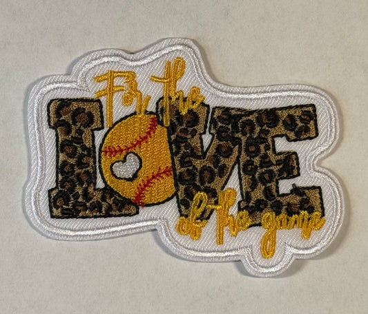 SOFTBALL IRON-ON
