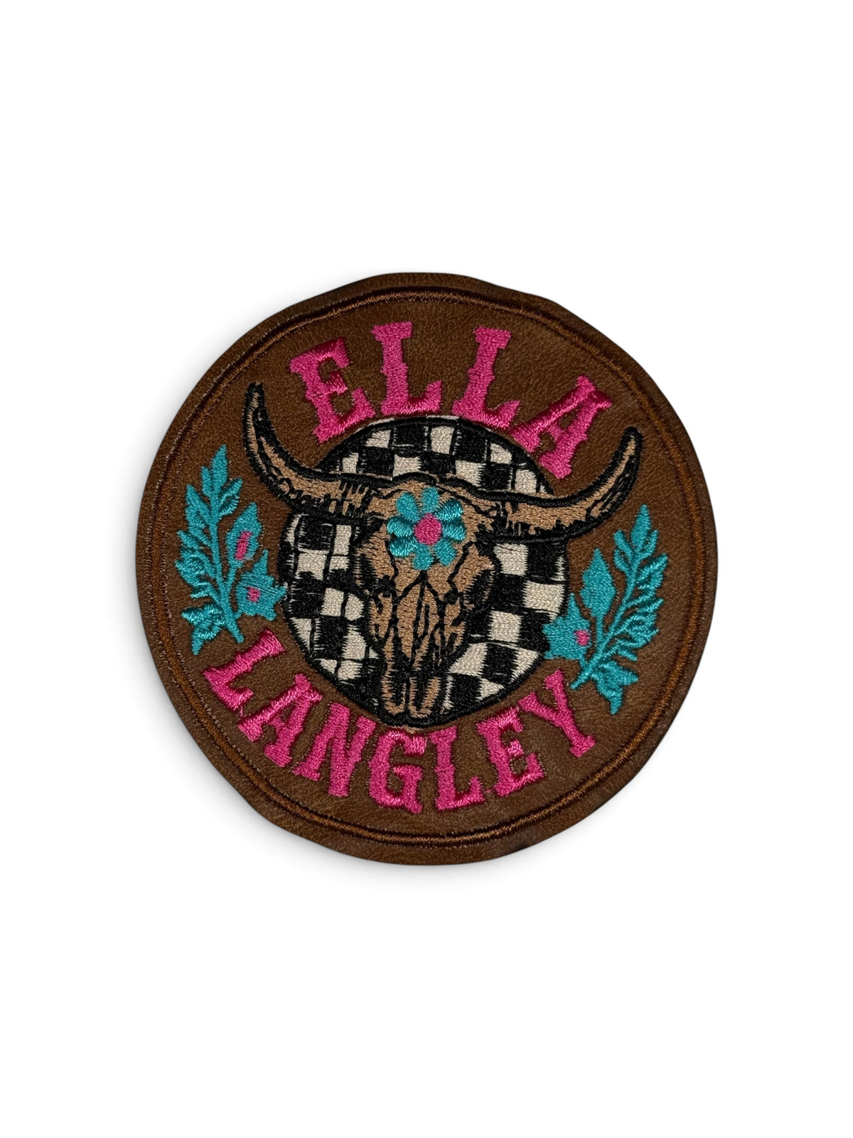 Ella Iron-On Leatherette Patch