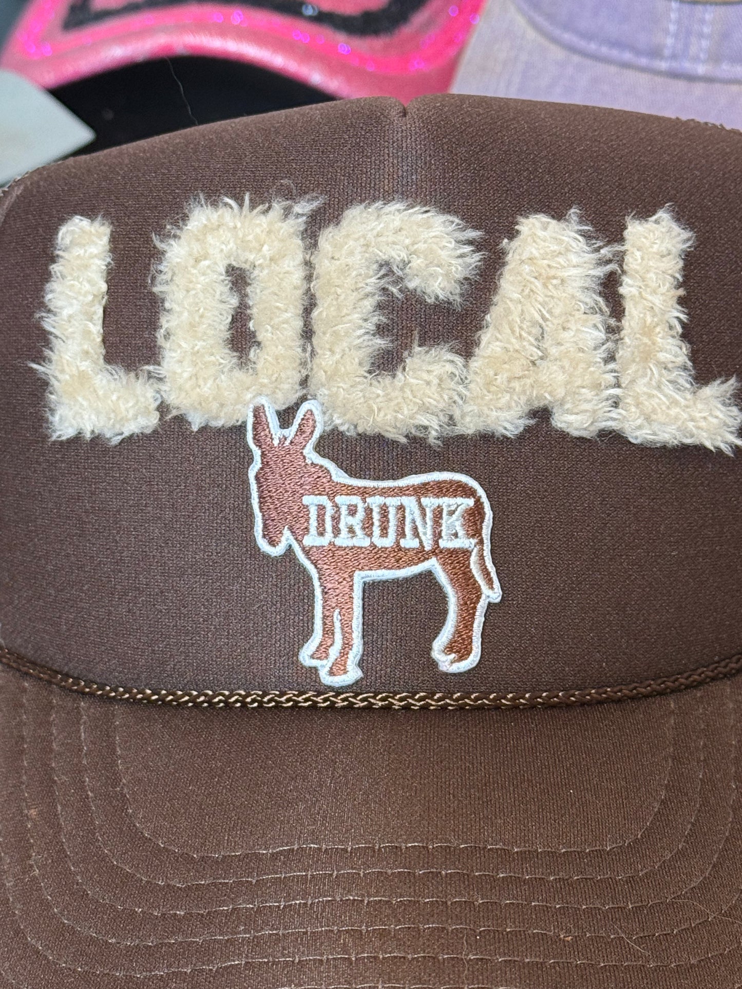 LOCAL DRUNK Trucker Hat – One-of-a-Kind Funny Cap