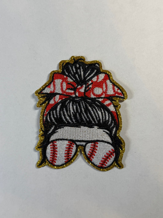 BASEBALL IRON -ON PATCHES