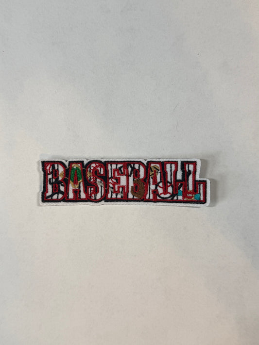 BASEBALL IRON-ON PATCHES