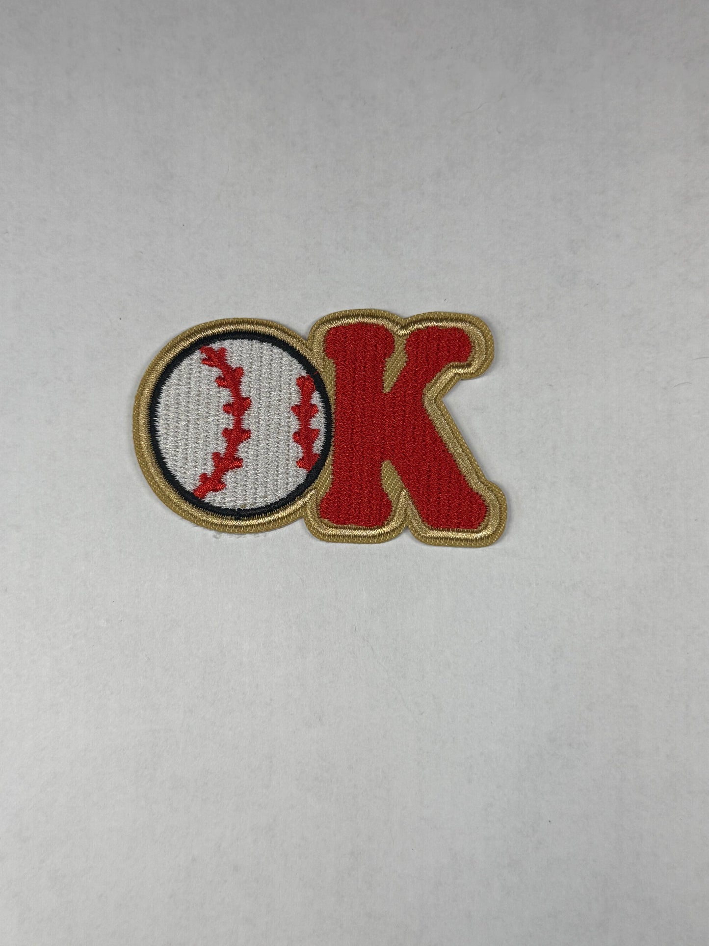 BASEBALL IRON-ON PATCHES