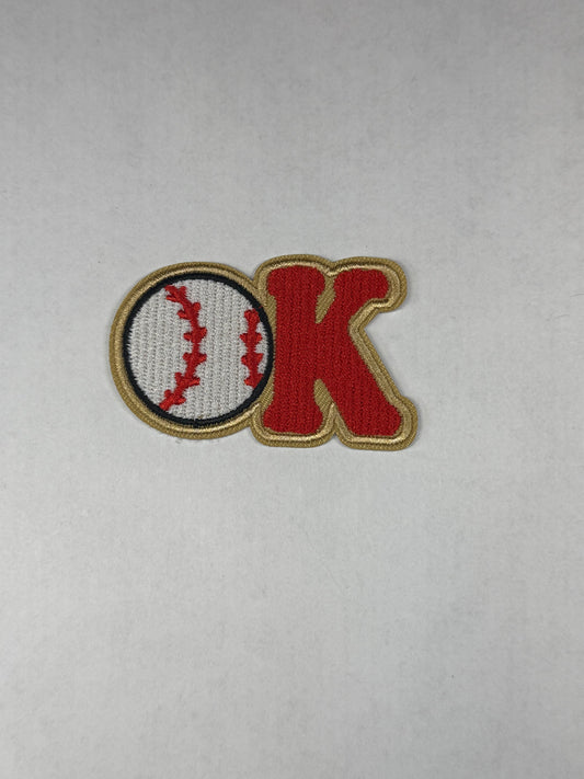 BASEBALL IRON-ON PATCHES