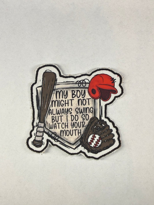 BASEBALL IRON-ON PATCHES