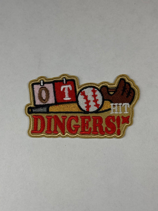 BASEBALL IRON-ON PATCHES