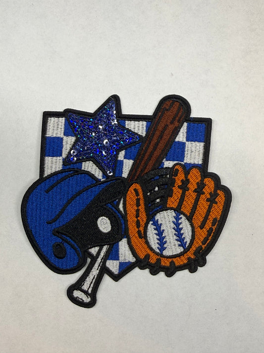 BASEBALL IRON-ON PATCHES