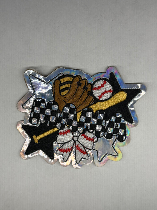 BASEBALL IRON-ON PATCHES