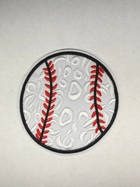 BASEBALL IRON-ON PATCHES