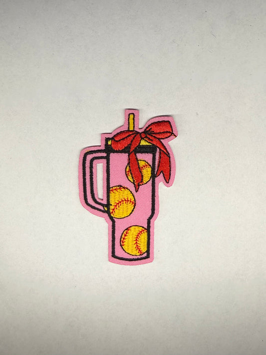 SOFTBALL IRON-ON PATCHES