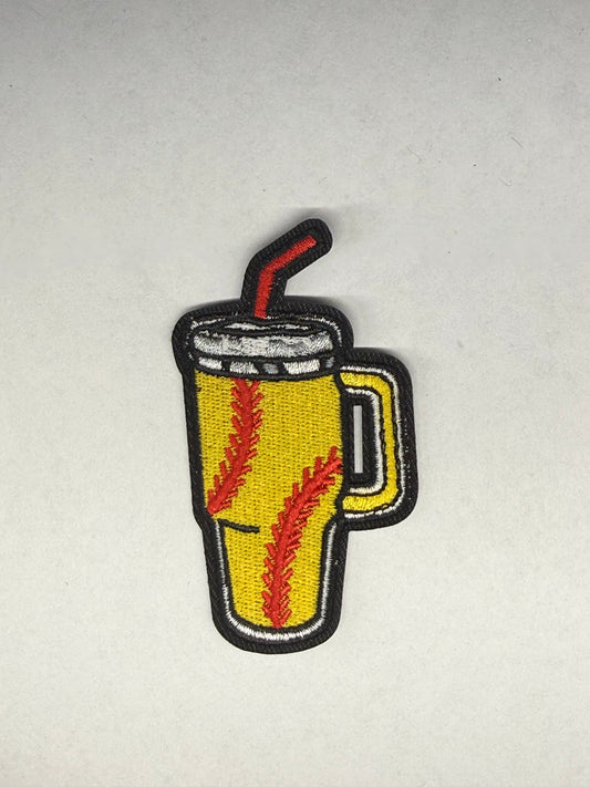 SOFTBALL IRON-ON PATCHES