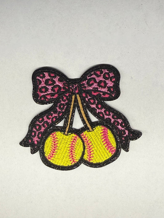 SOFTBALL IRON-ON PATCHES
