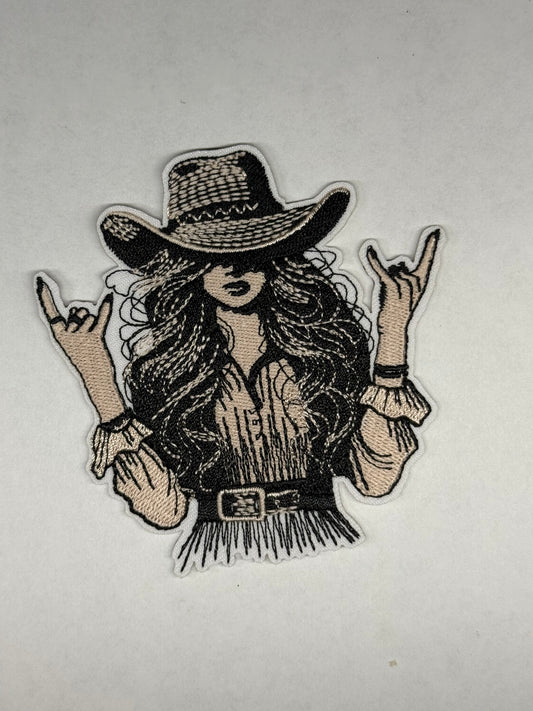 Western Gal Iron-On Patches
