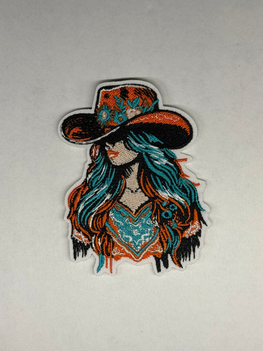 Western Gal Iron-On Patches